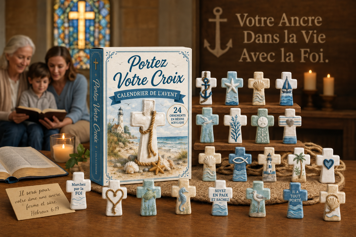 Calendrier de l’Avent Foi Chrétienne 2026 – Compte à Rebours de 24 Jours