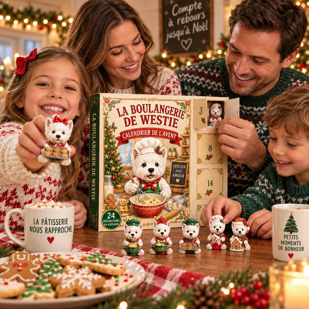 Calendrier de l’Avent Boulangerie de Noël 2026 – 24 Surprises pour Animaux