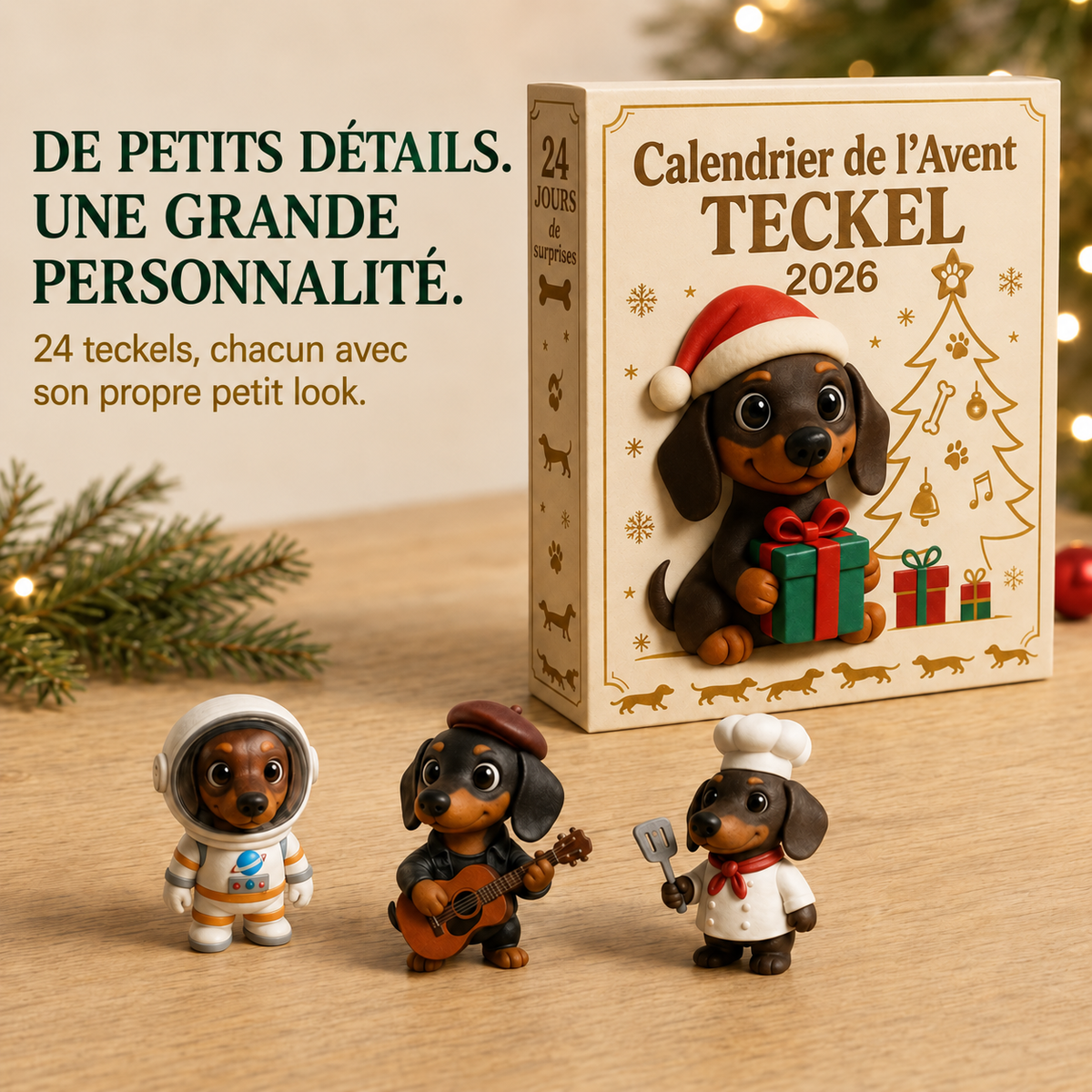 Calendrier de l'Avent Dackel 2026 – 24 surprises Dackel