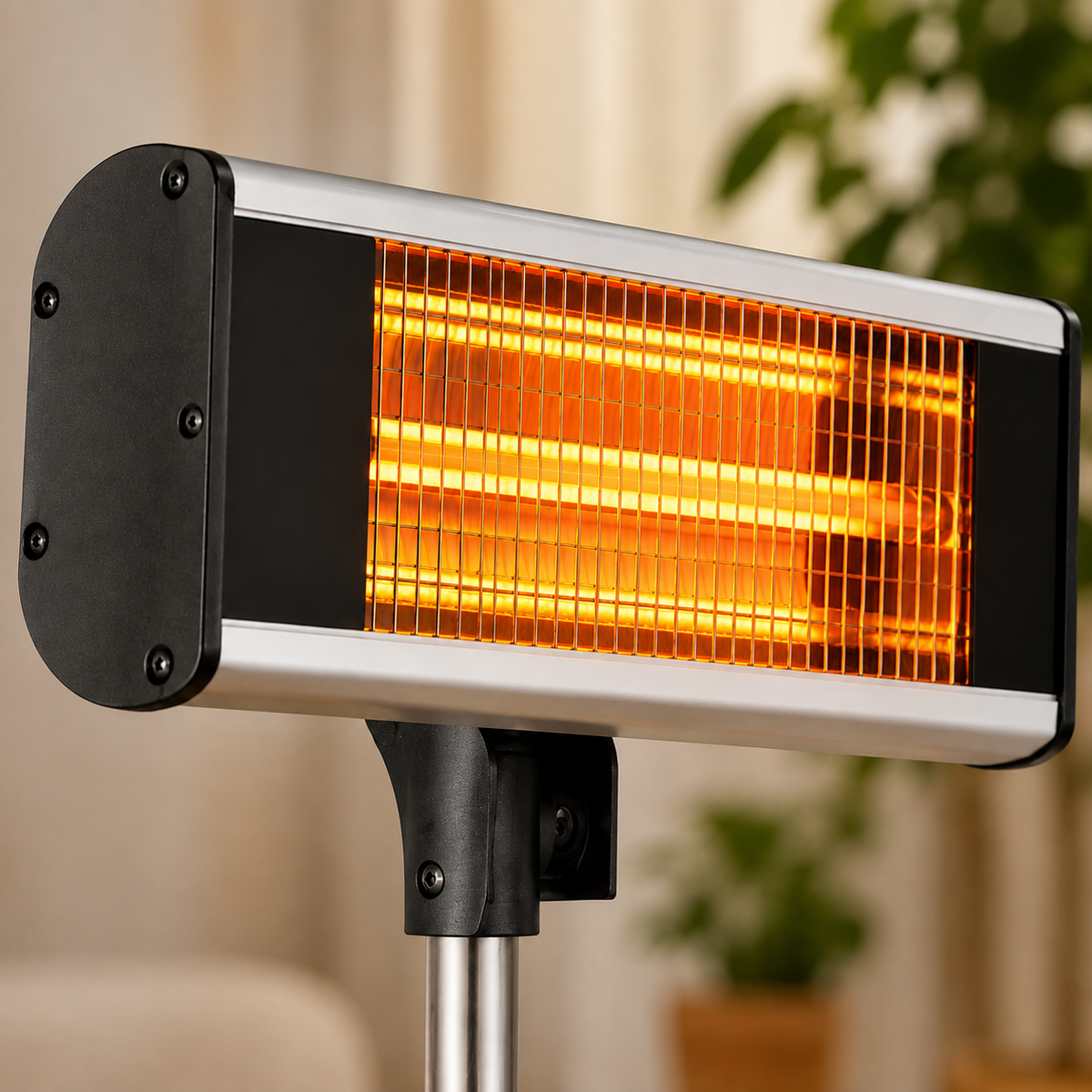 Chauffage Électrique Infrarouge | Sur Pied Portable Réglable