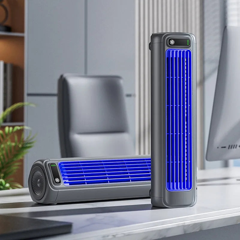 Climatiseur Portable | Design Compact, Ventilation Bleue 2