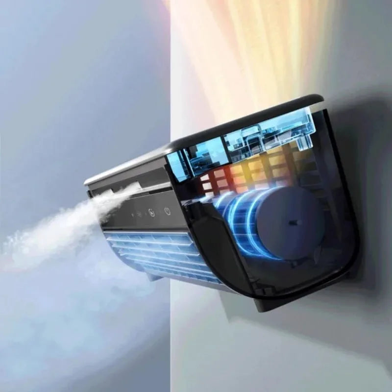 Climatiseur Portable | Design Compact, Ventilation Bleue 4
