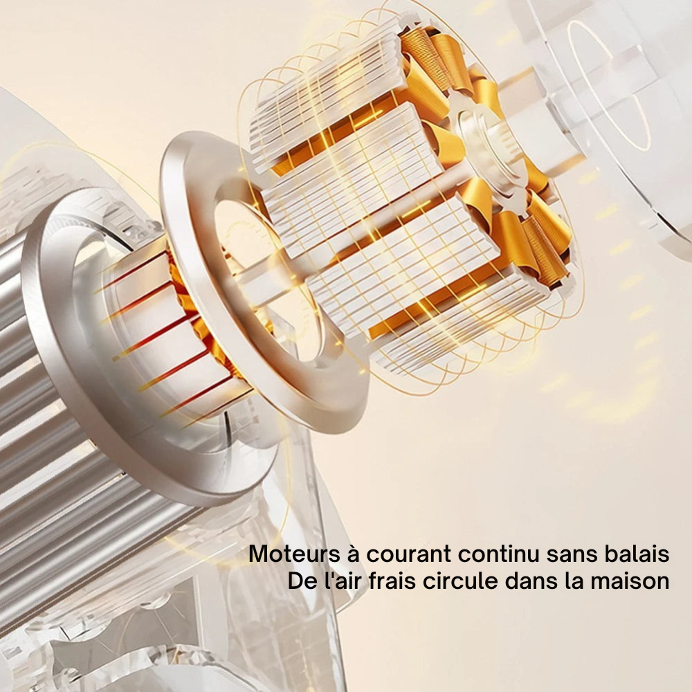 Ventilateur Tour USB | Ventilateur Compact Sans Lame, Ventilateur de Bureau Portable