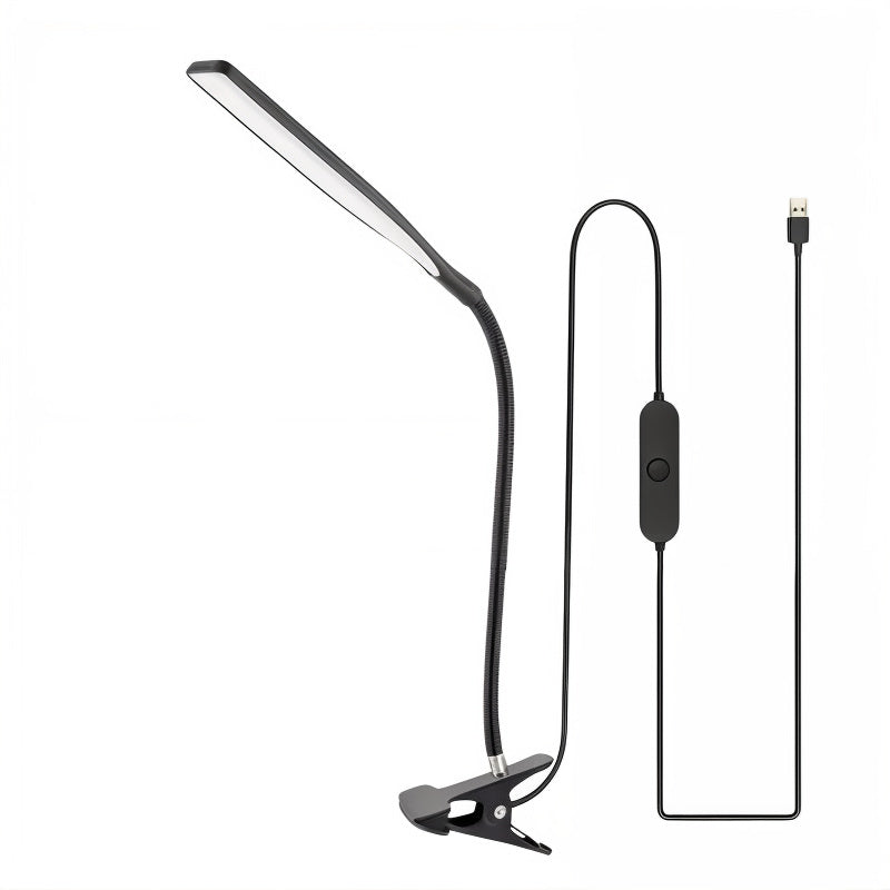 ClipoGlow - Lampe de Bureau LED avec Col de Cygne et Pince