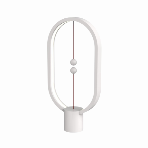 LumoLev – Lampe de Table LED Flottante Moderne Blanche