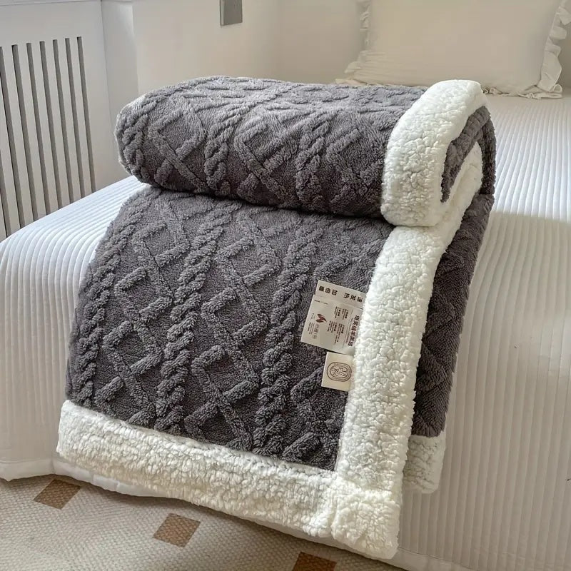 Couverture | Polaire Sherpa Réversible, Douce et Chaude 0