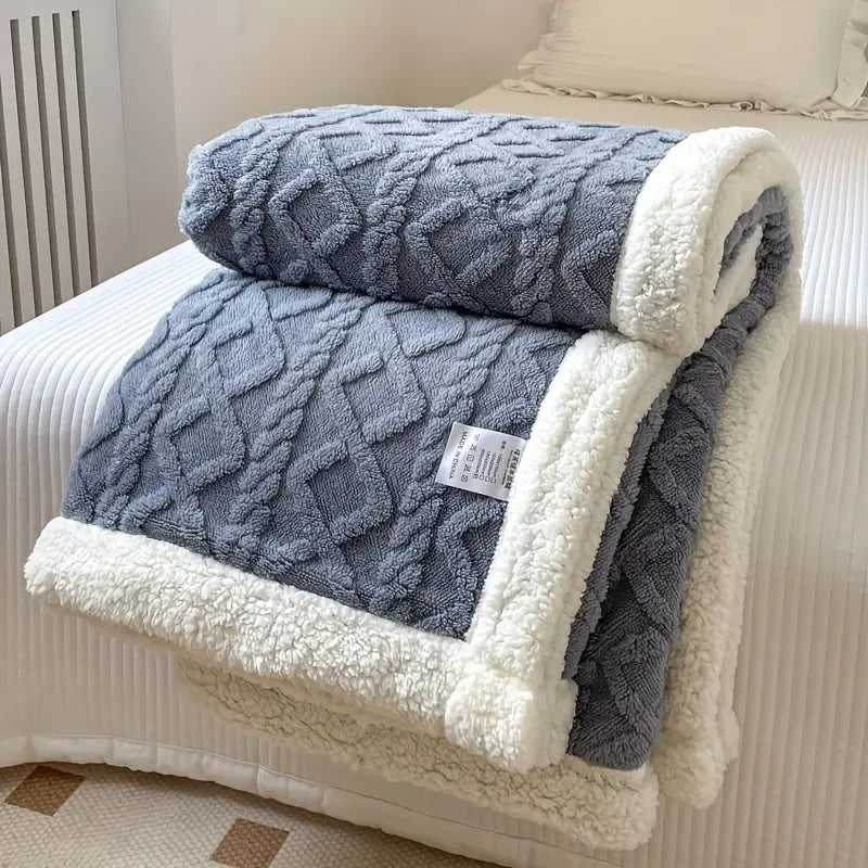 Couverture | Polaire Sherpa Réversible, Douce et Chaude 3