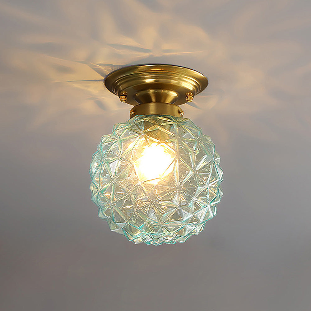 LumiSphere – Plafonnier Moderne en Verre Fumé/Clair pour Hall