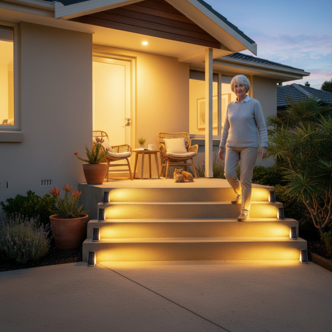 Éclairage d'Escalier | Solaire, LED 6