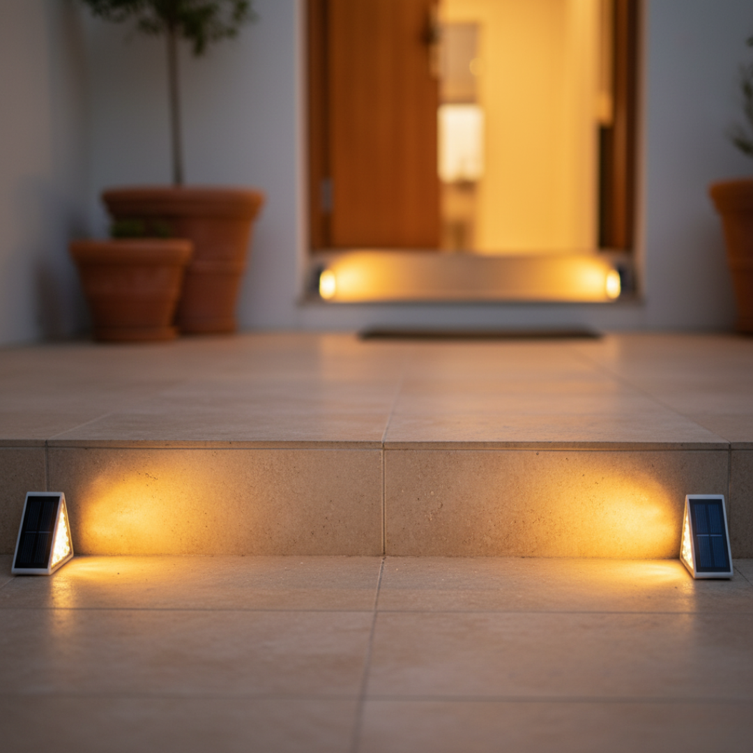Éclairage d'Escalier | Solaire, LED 7