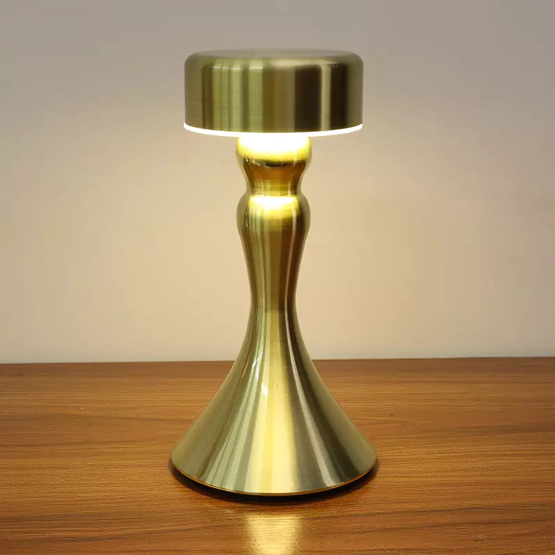 GoldenGlow – Lampe de Table Sans Fil de Luxe avec Fonction de Recharge