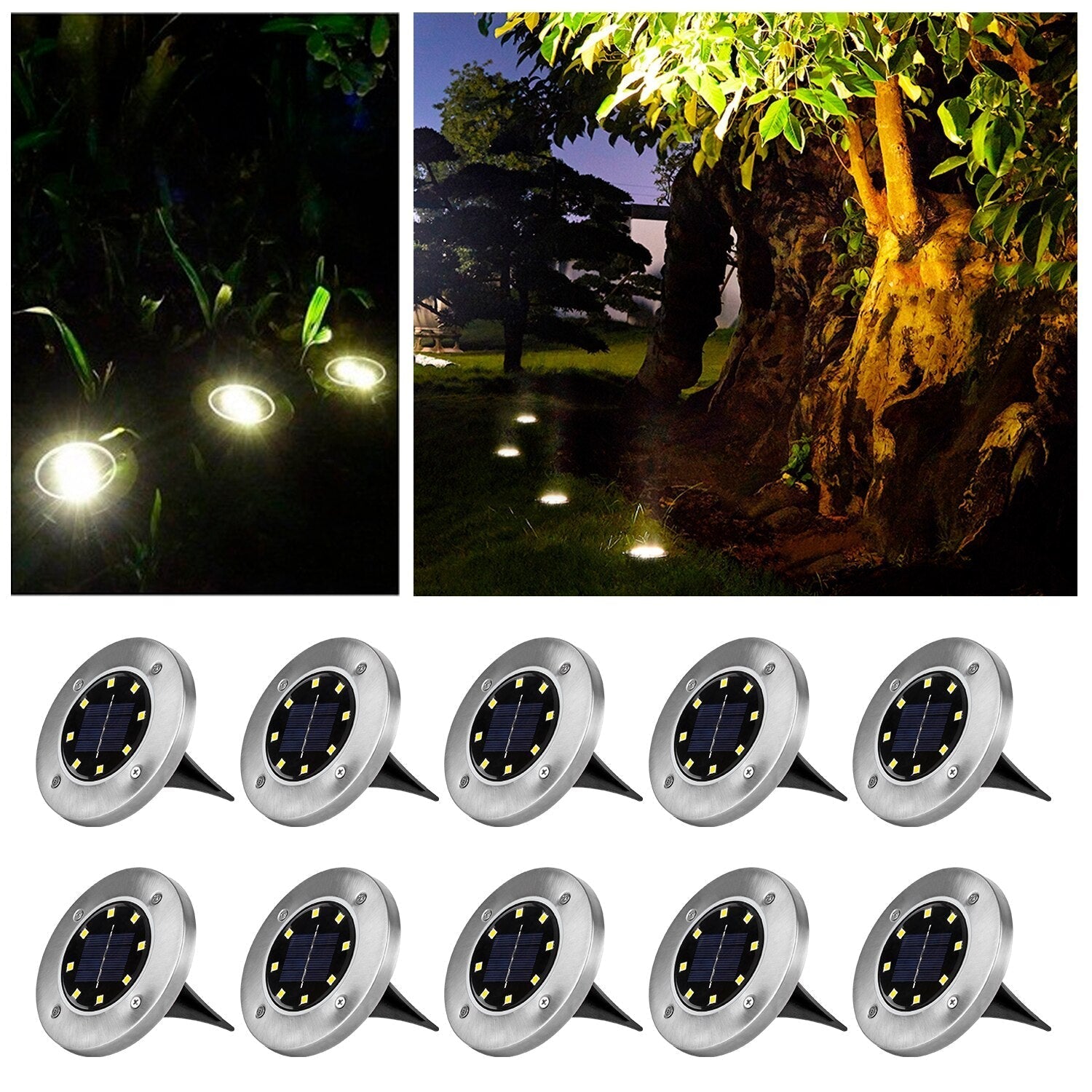 Lampes de Jardin Solaires LED – Étanchéité IP65