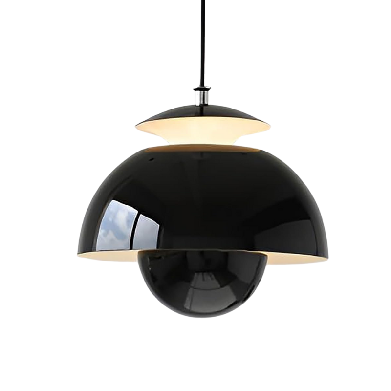 Celestia – Suspension Plafond LED Moderne Finition Blanc Salon