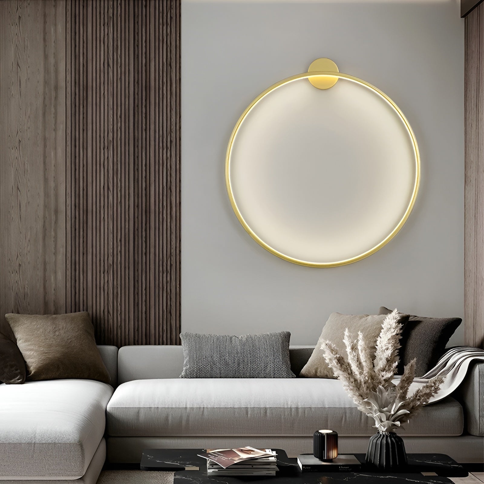 Applique Murale Ronde et Moderne Éclairage LED RadiAura