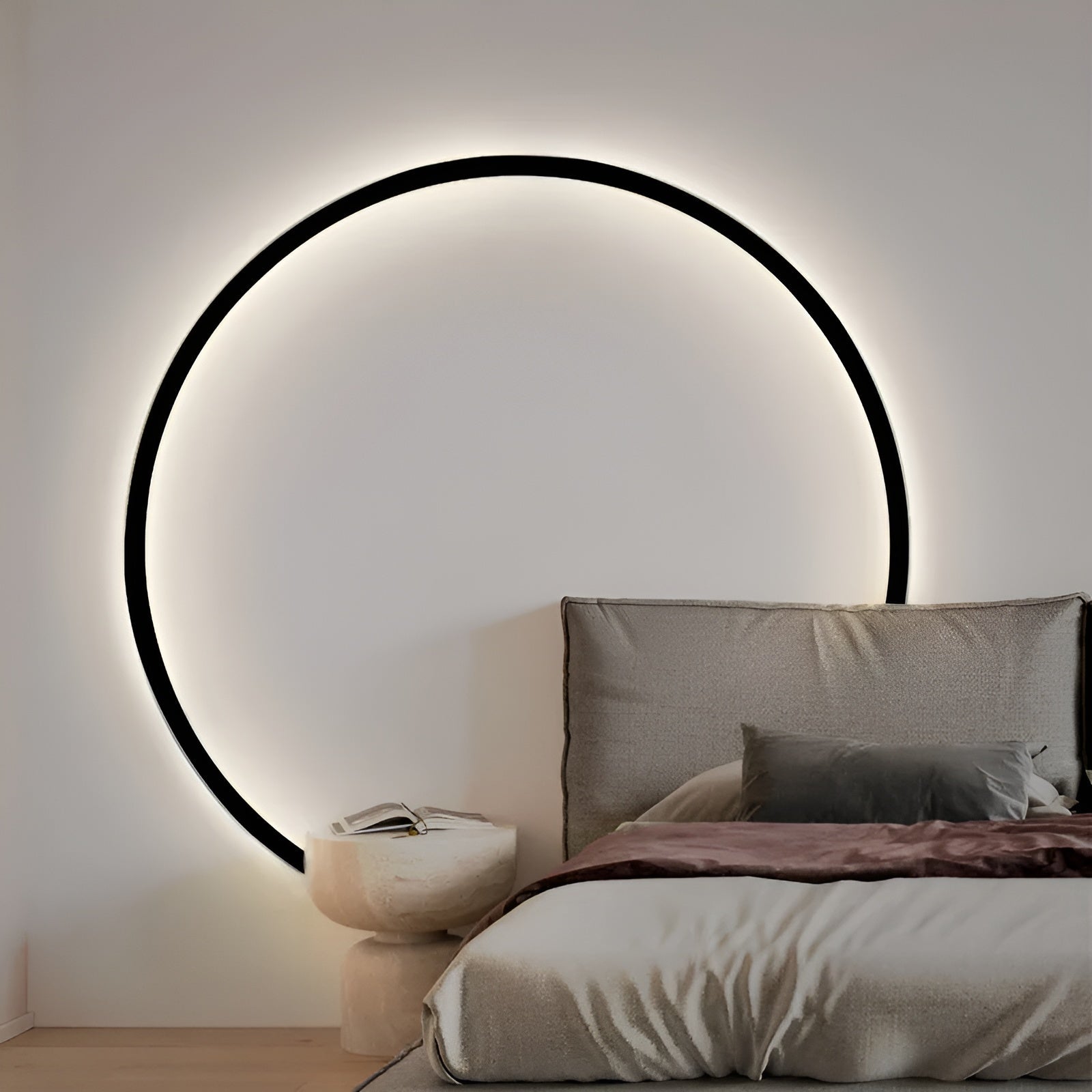 Applique Murale Ronde et Moderne Éclairage LED RadiAura