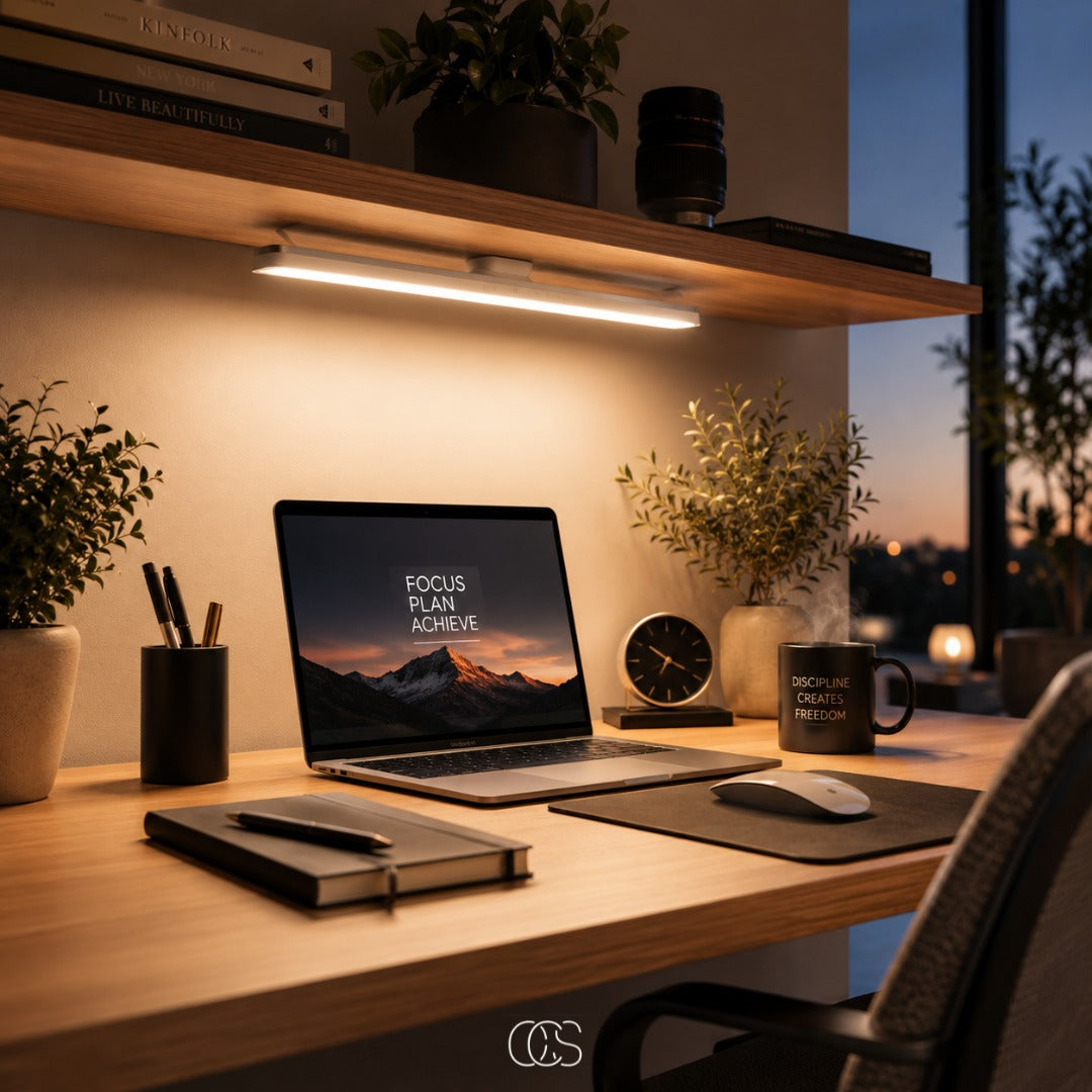 Lampe LED | Design Sans Fil, Support Magnétique en Aluminium et ABS 1