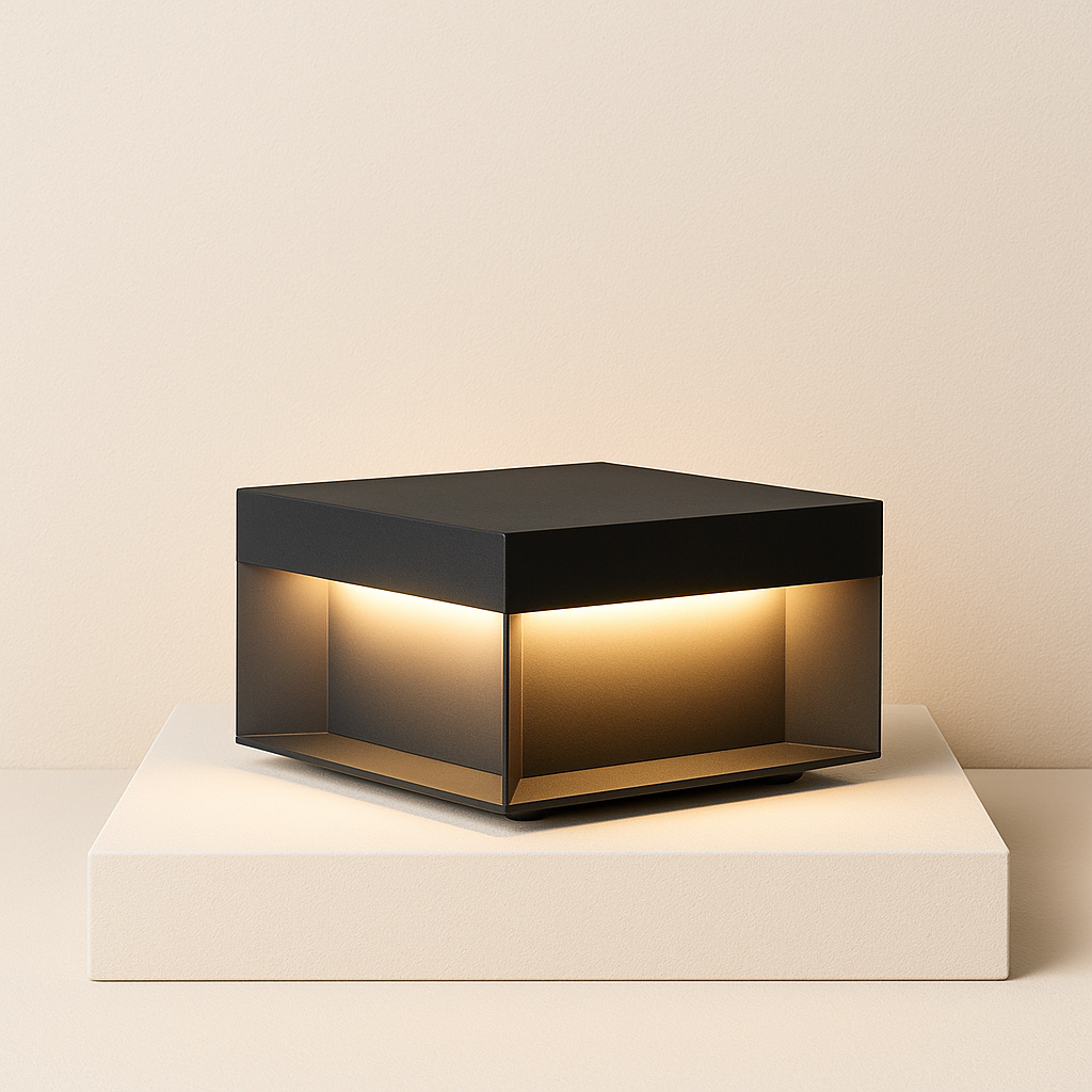 Lampe Solaire | Design Cubique, Éclairage Ambiant 0