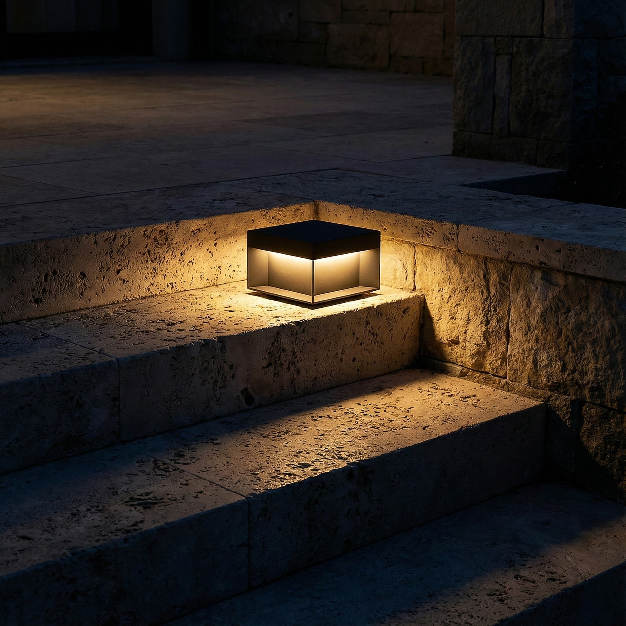 Lampe Solaire | Design Cubique, Éclairage Ambiant 4