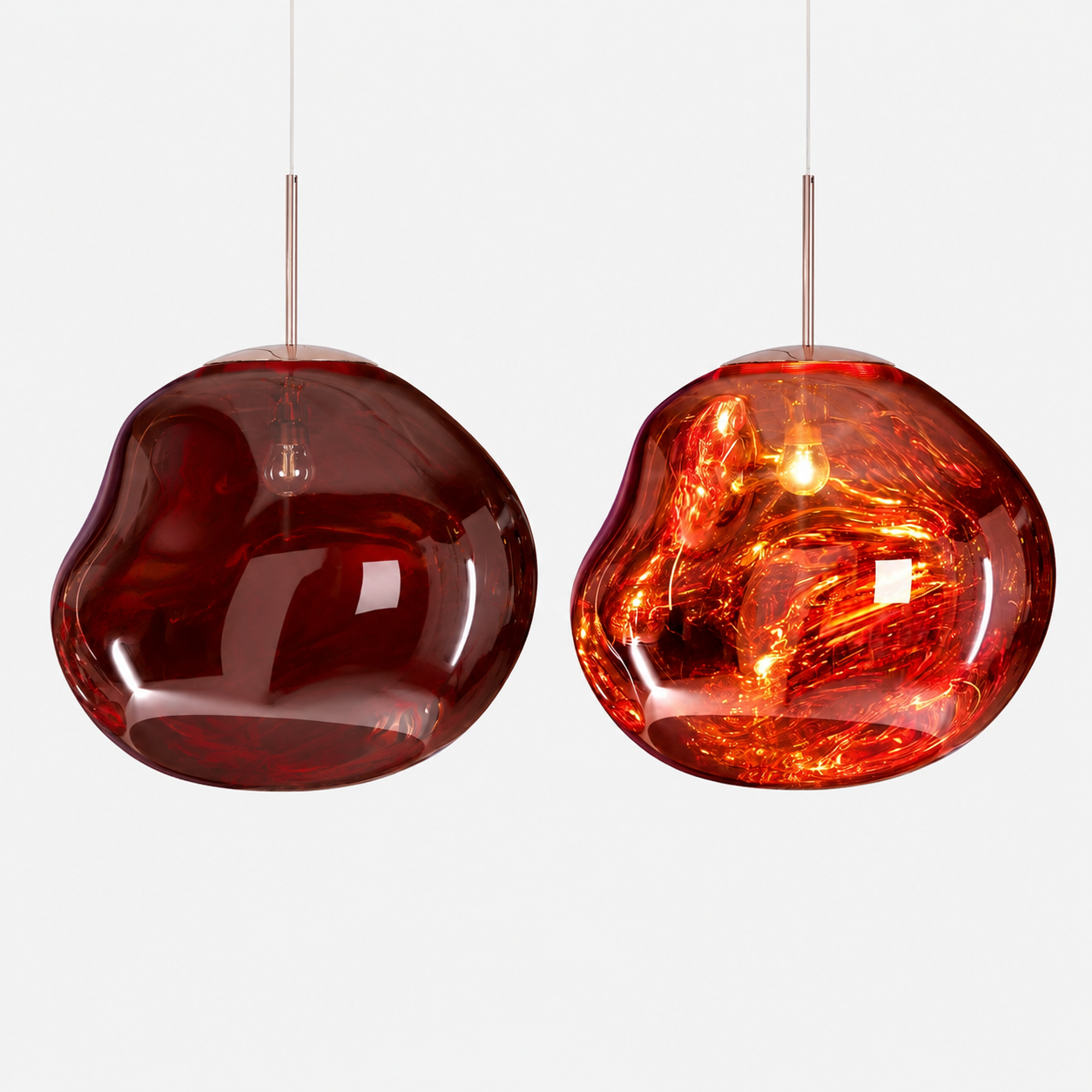 Lampe Suspendue | Abat-jour Acrylique Transparent, Dimmable 11