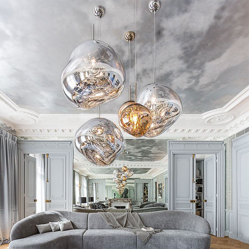 Lampe Suspendue | Abat-jour Acrylique Transparent, Dimmable 4
