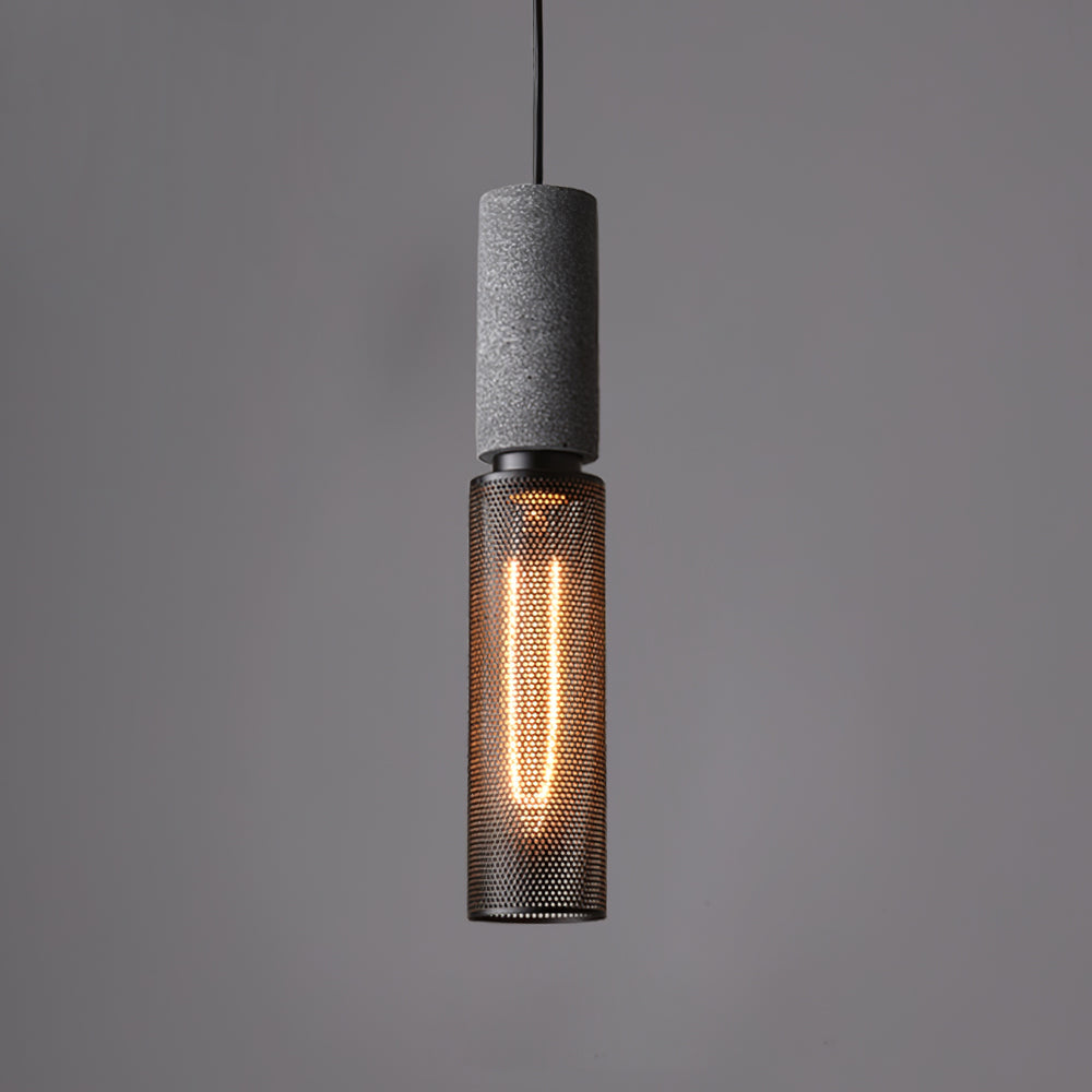 Lampe Suspendue | Aspect Béton, Montage Plafond 0