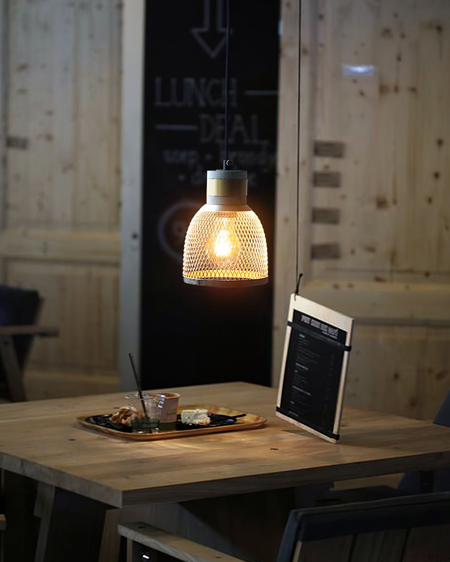 Lampe Suspendue | Aspect Béton, Montage Plafond 2