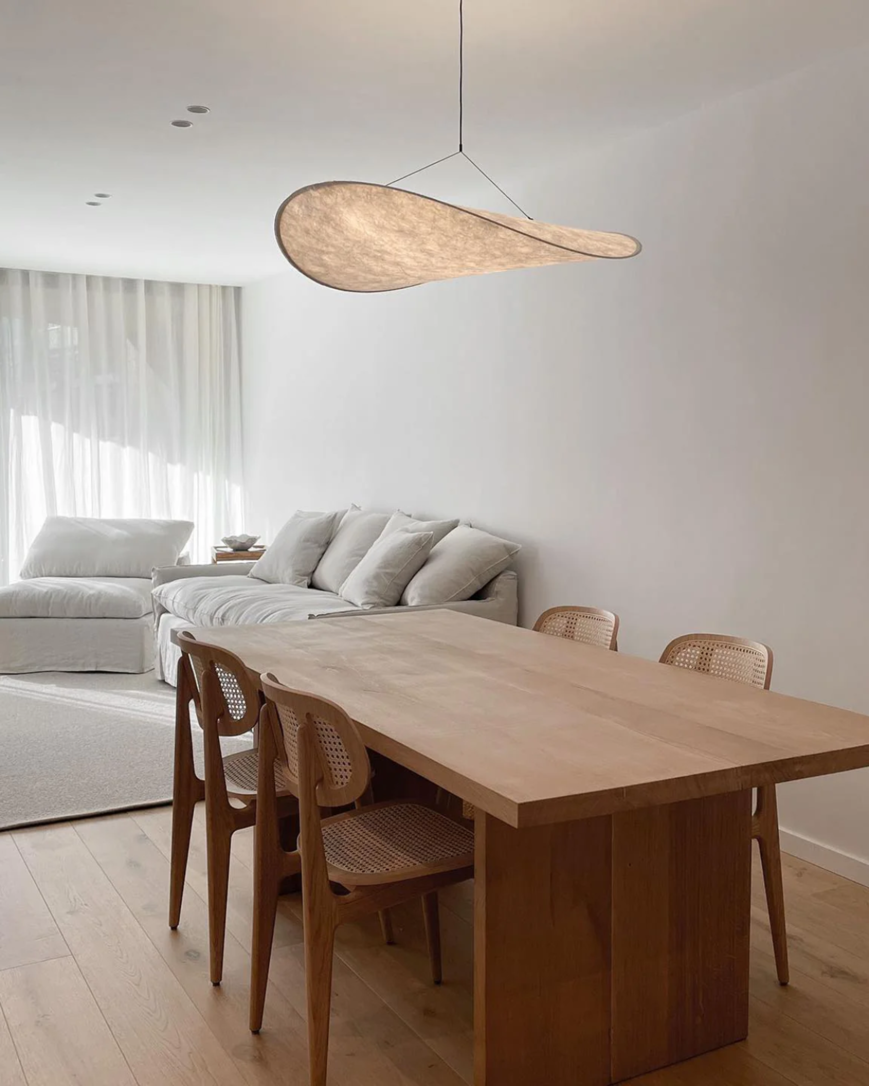 Lampe Suspendue | Forme En Bande, Éclairage Blanc Chaud 3