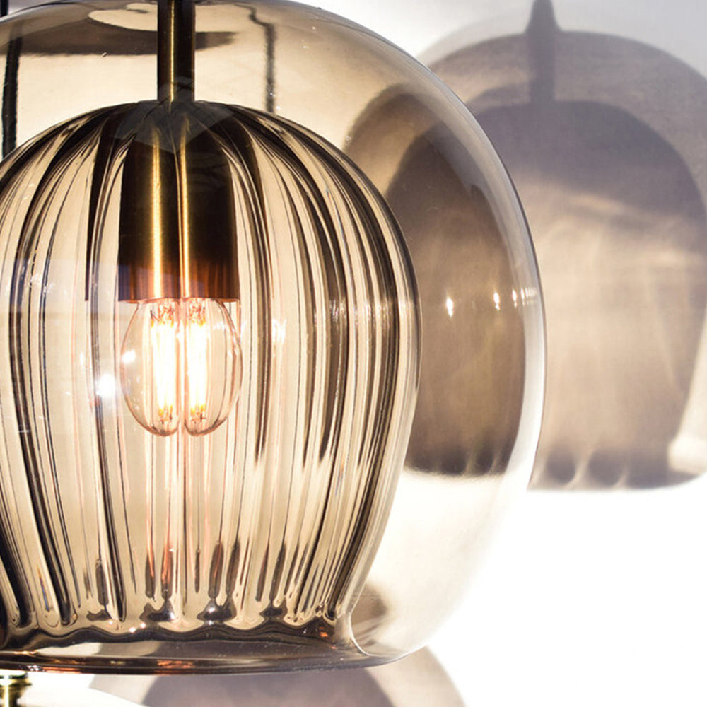Lampe Suspendue | Globe En Verre Transparent, Ambre 7