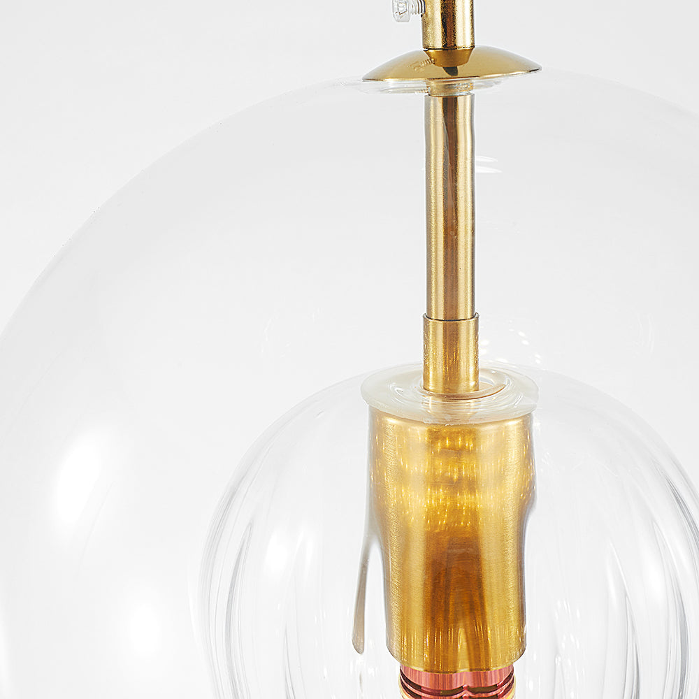 Lampe Suspendue | Globe En Verre Transparent, Ambre 8