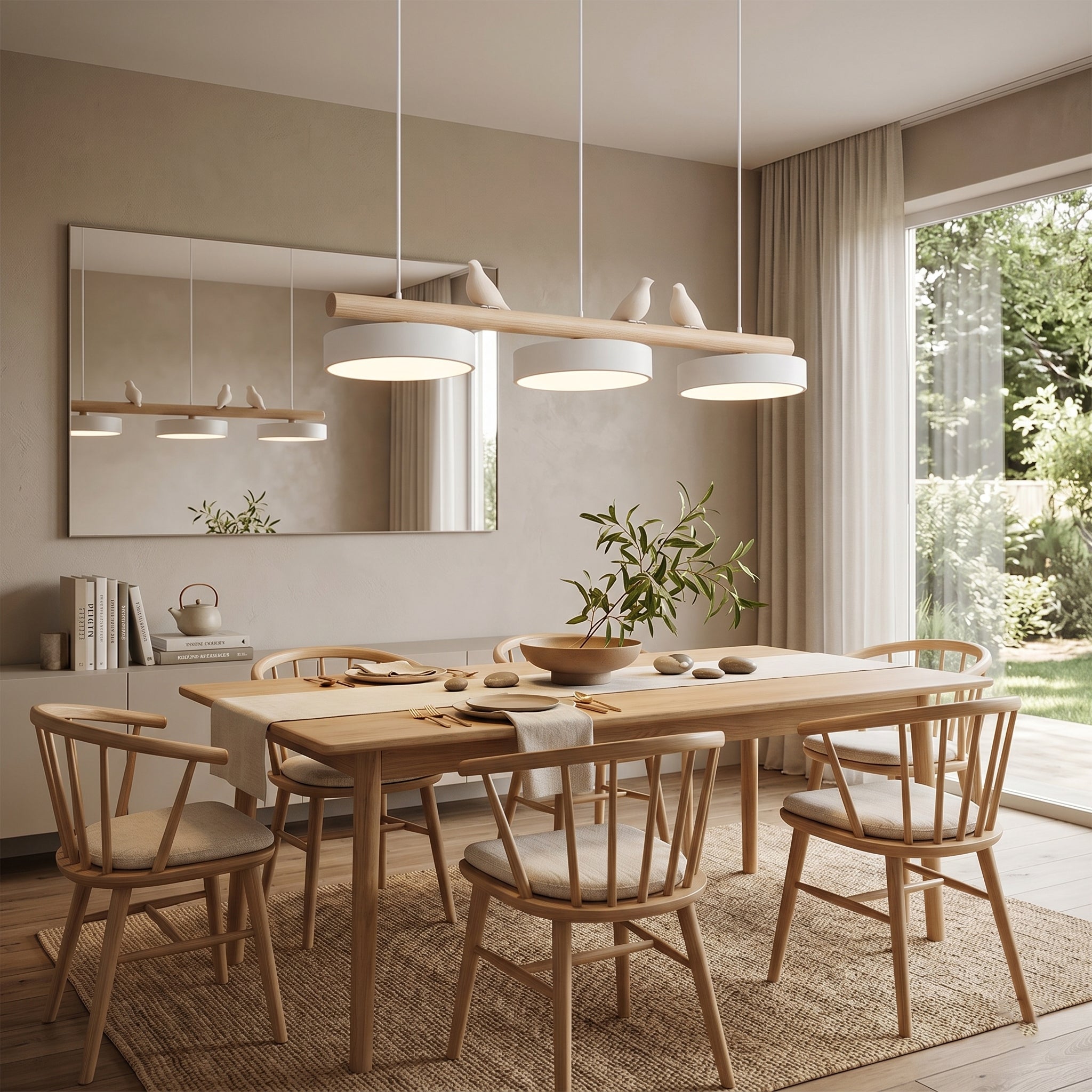 Lampe Suspendue | Plafonnier Rond, Éclairage Uniforme 4