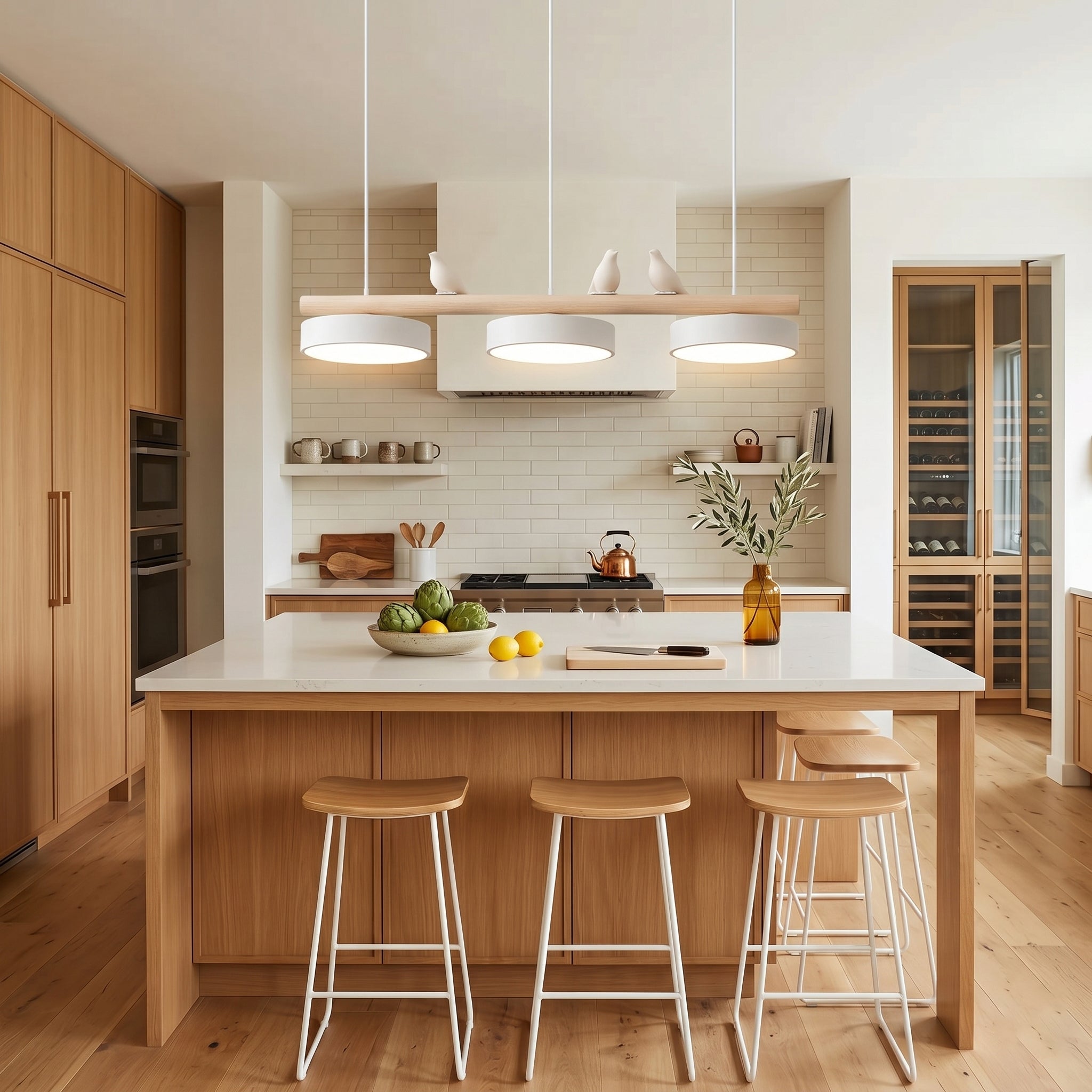 Lampe Suspendue | Plafonnier Rond, Éclairage Uniforme 5