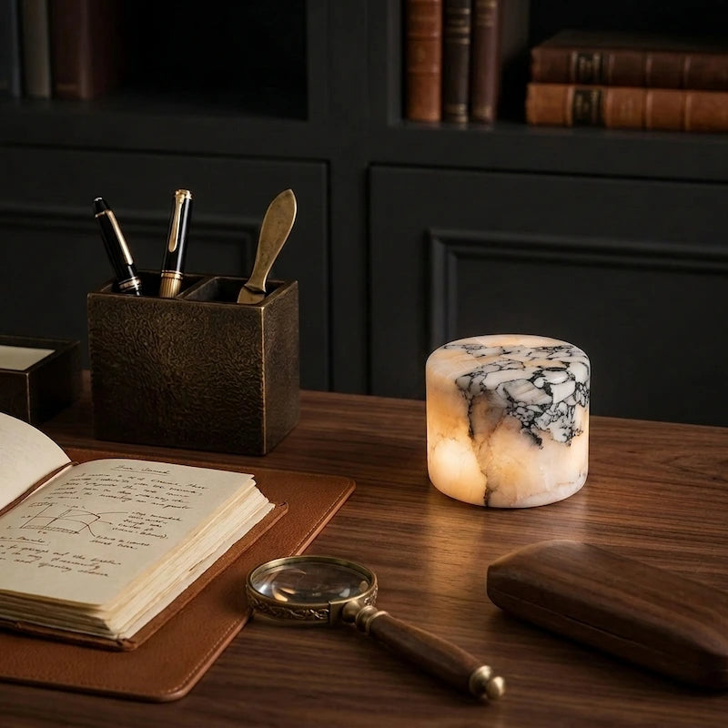 Lampe | Marbre Véritable, Rechargeable Sans Fil 7