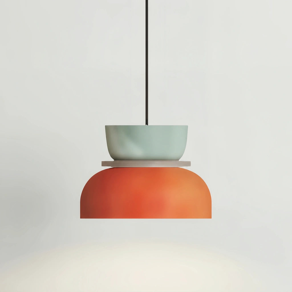 Lampe à Suspension | Design Nordique, Motif Color Block 1
