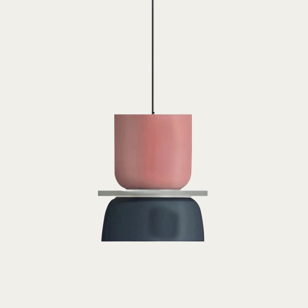 Lampe à Suspension | Design Nordique, Motif Color Block 11
