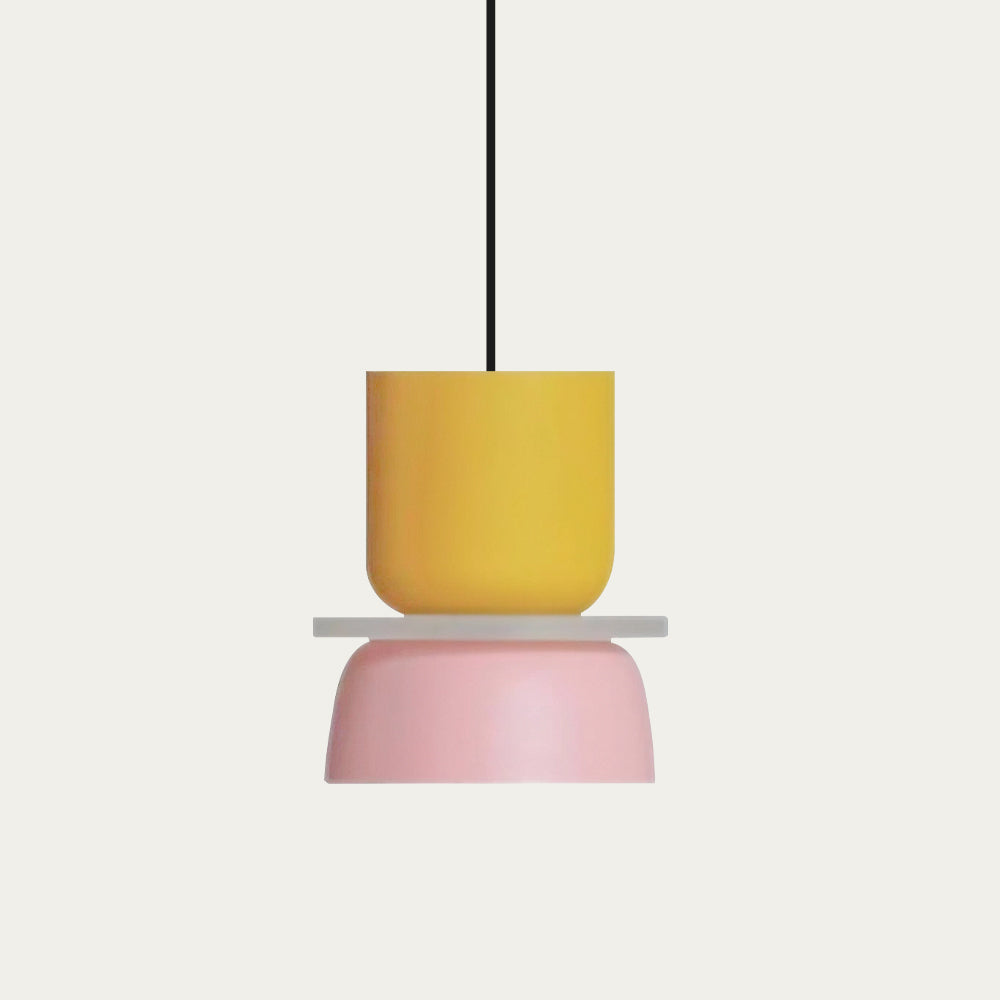 Lampe à Suspension | Design Nordique, Motif Color Block 9