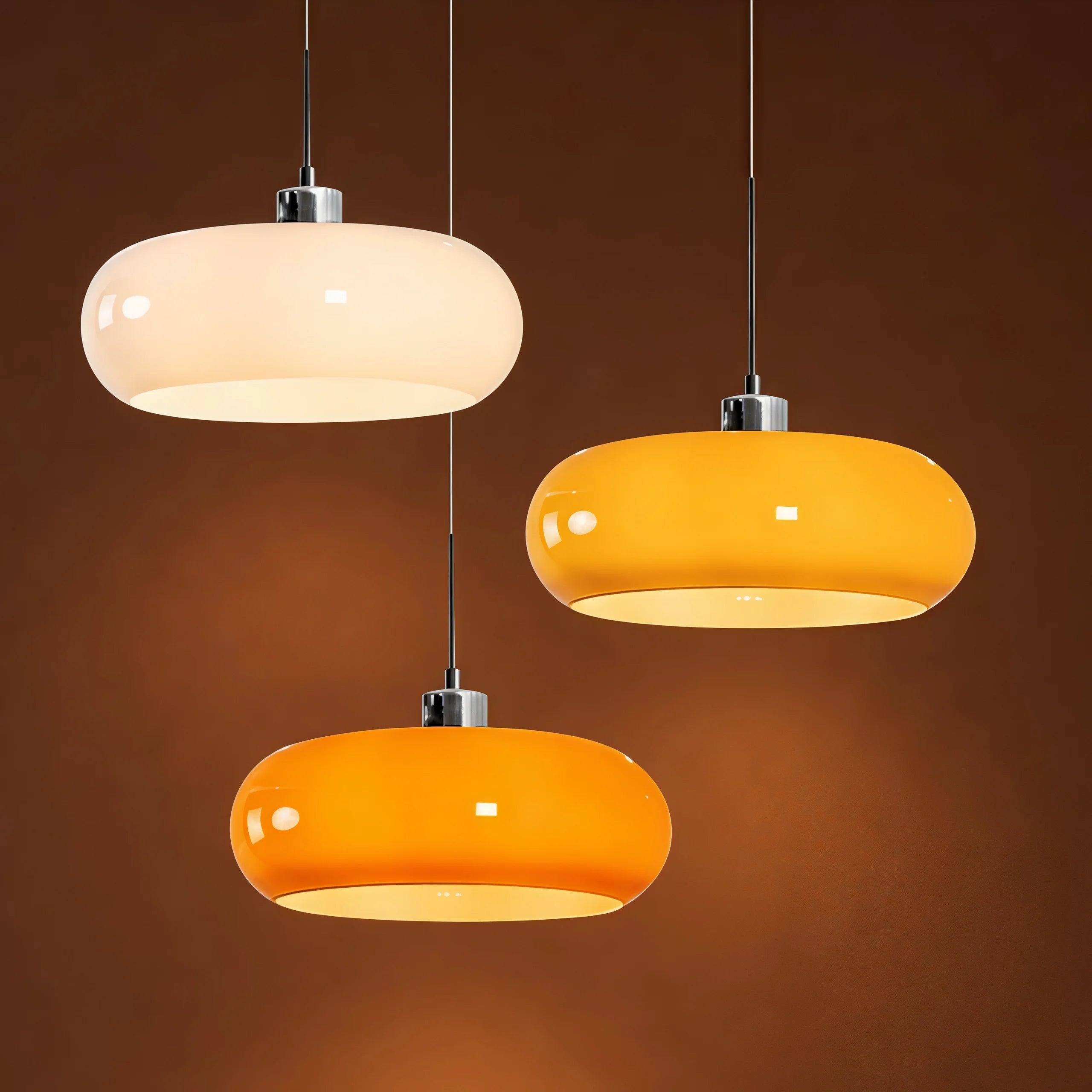 Lampe à suspension | Verre Transparent, Style Bauhaus 2