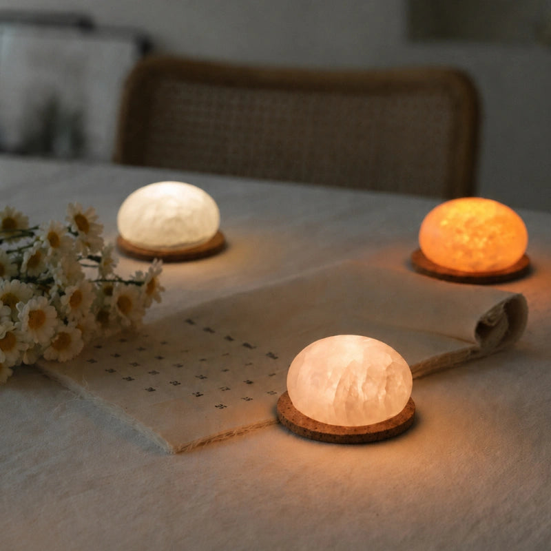 Lampe de Chevet | Finition Minérale, Rechargeable Sans Fil 1
