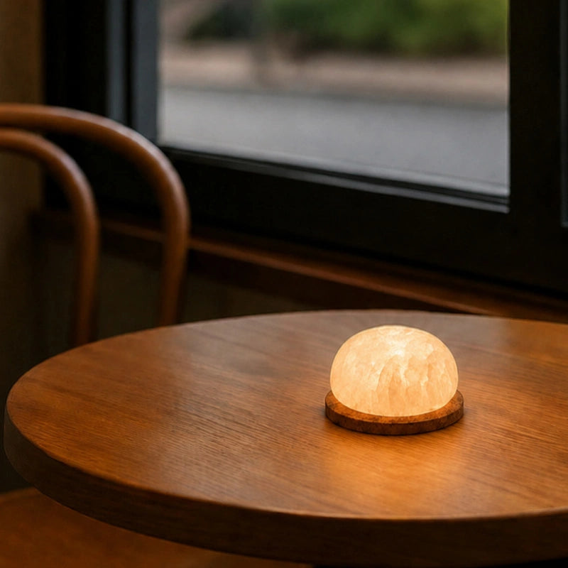 Lampe de Chevet | Finition Minérale, Rechargeable Sans Fil 4