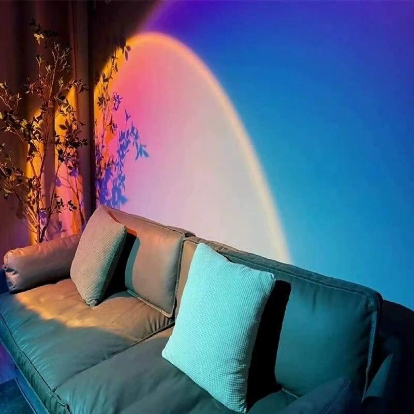 Lampe de Chevet | Projection LED, Tête Orientable 180° 4
