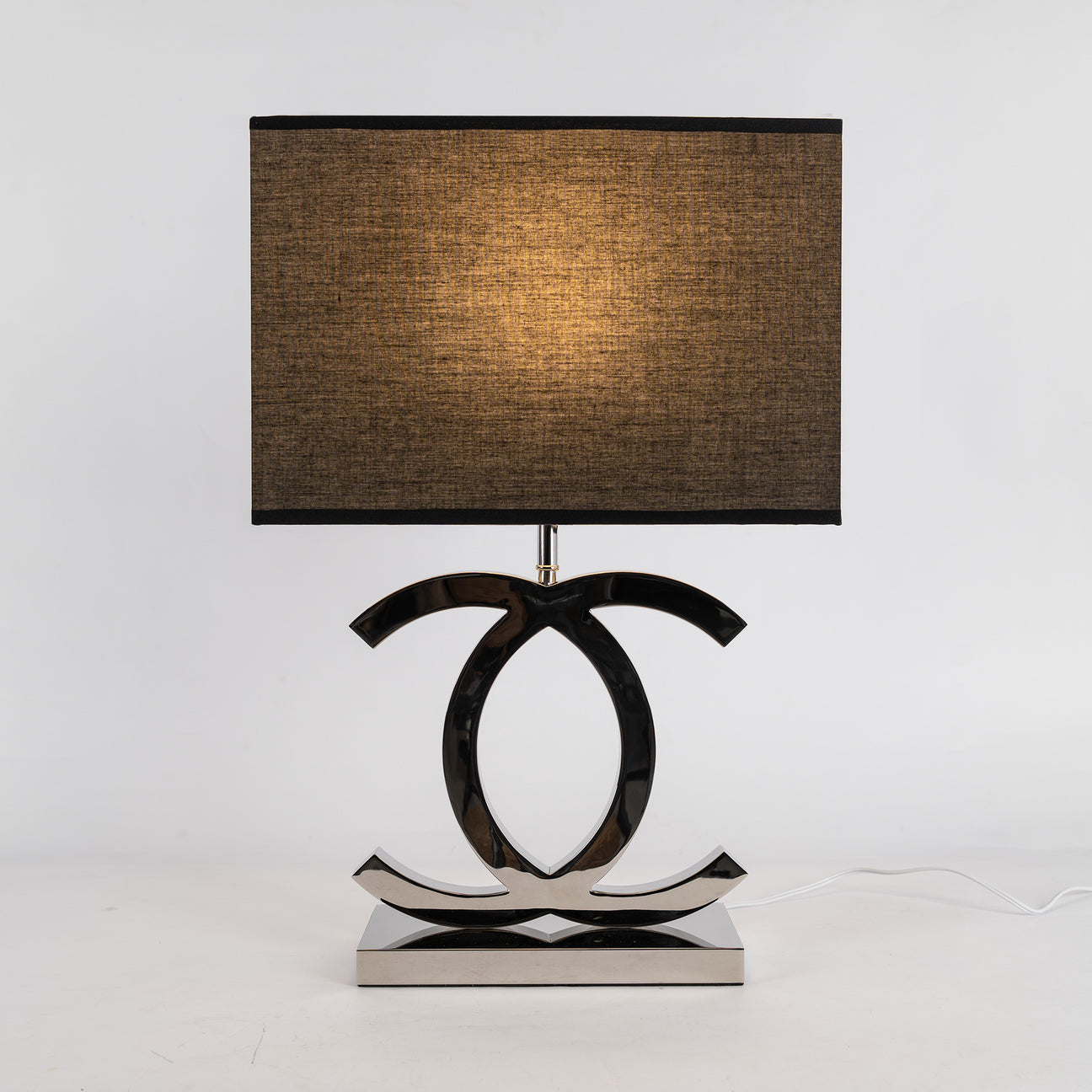 Lampe de table | Acier inoxydable, Design rectiligne 3