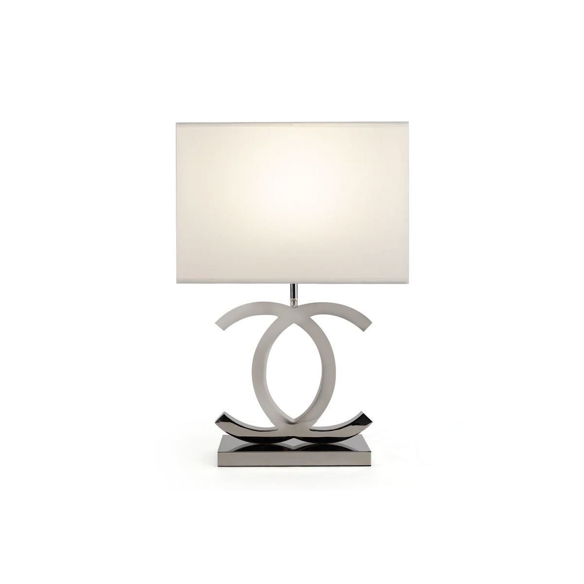 Lampe de table | Acier inoxydable, Design rectiligne 9