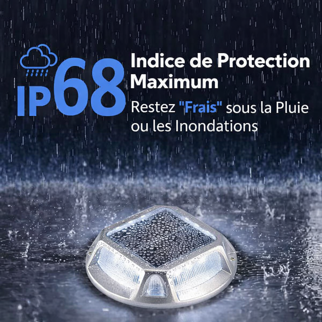 Lampe solaire LED extérieur étanche éclairage automatique balisage allée jardin terrasse IP65