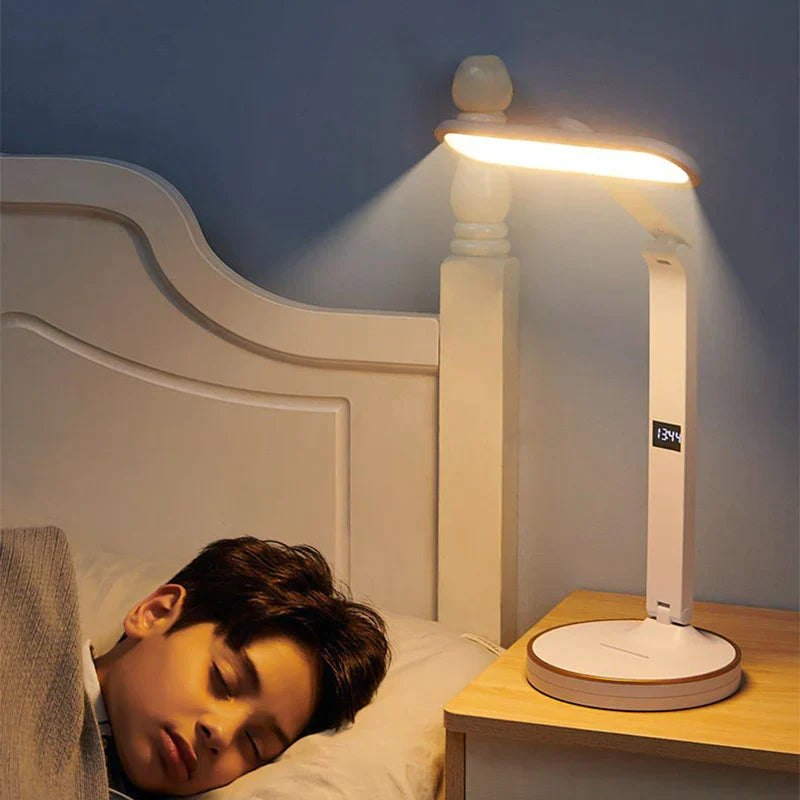 ChronoLight – Lampe de bureau LED avec horloge et éclairage économe