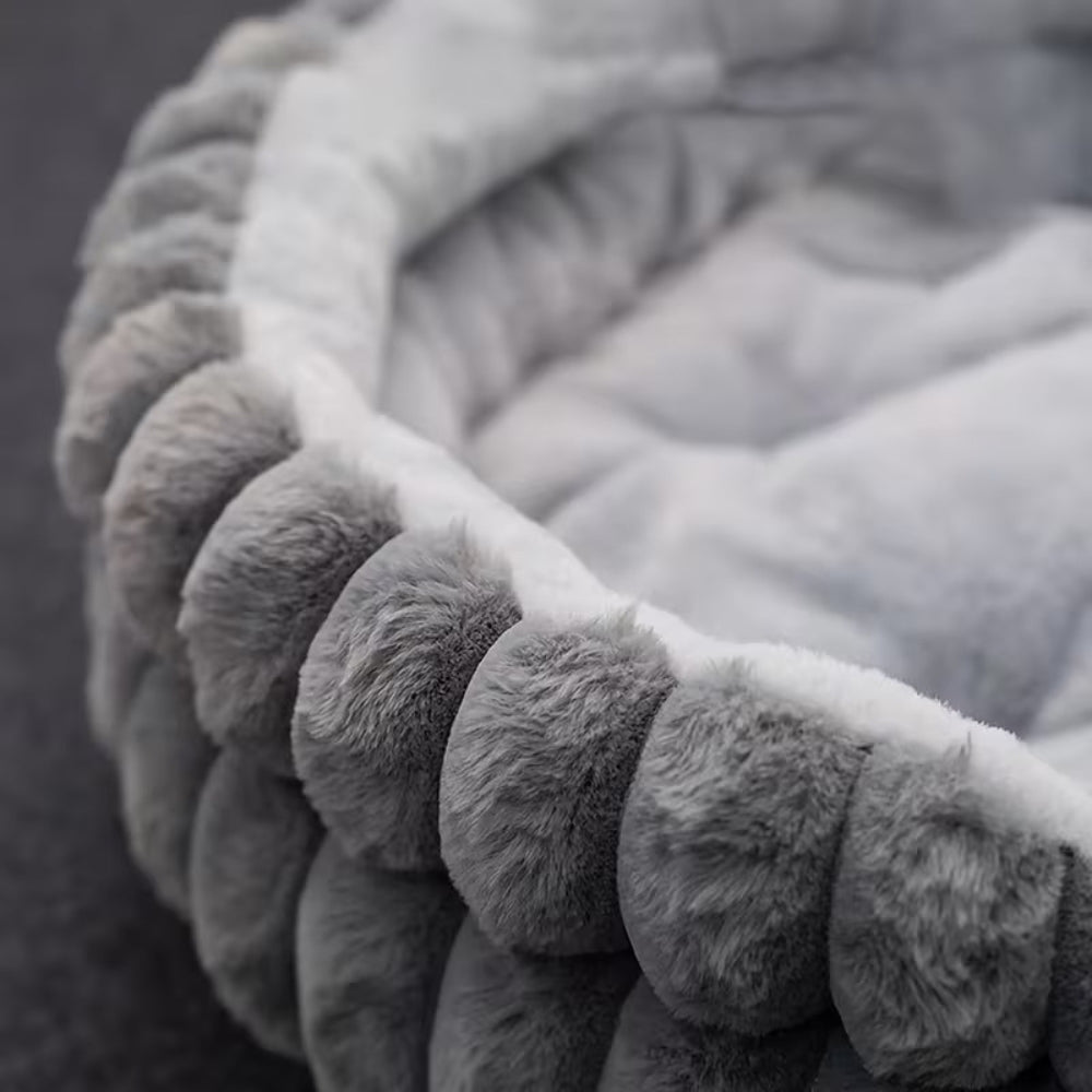 Lit pour chien surélevé | Forme ronde, côtés rembourrés 5