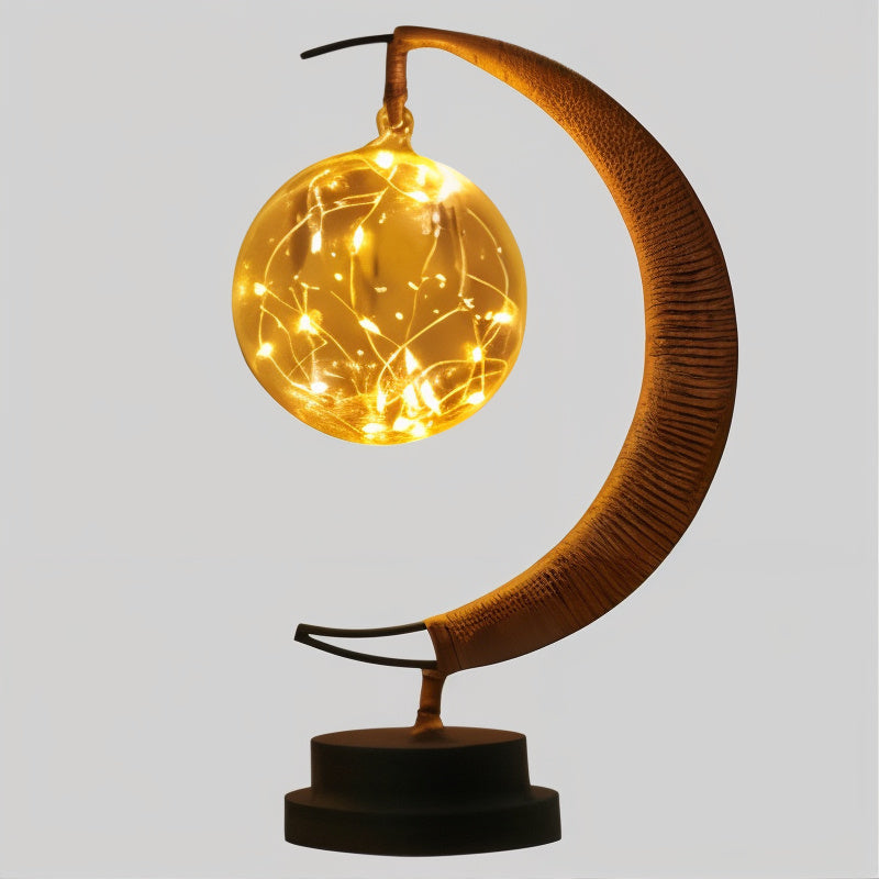 LunaSphere - Lampe LED en forme de lune pour une lumière envoûtante et magique