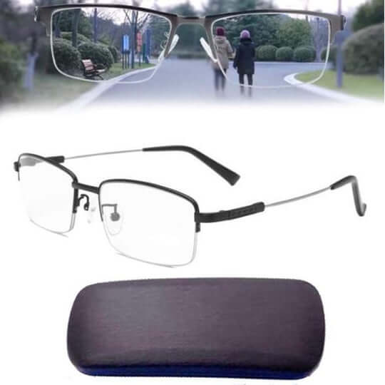 Lunettes Progressives Multifocales BowLift avec Verres Anti-Reflets et Protection UV - Design Élégant Noir 6