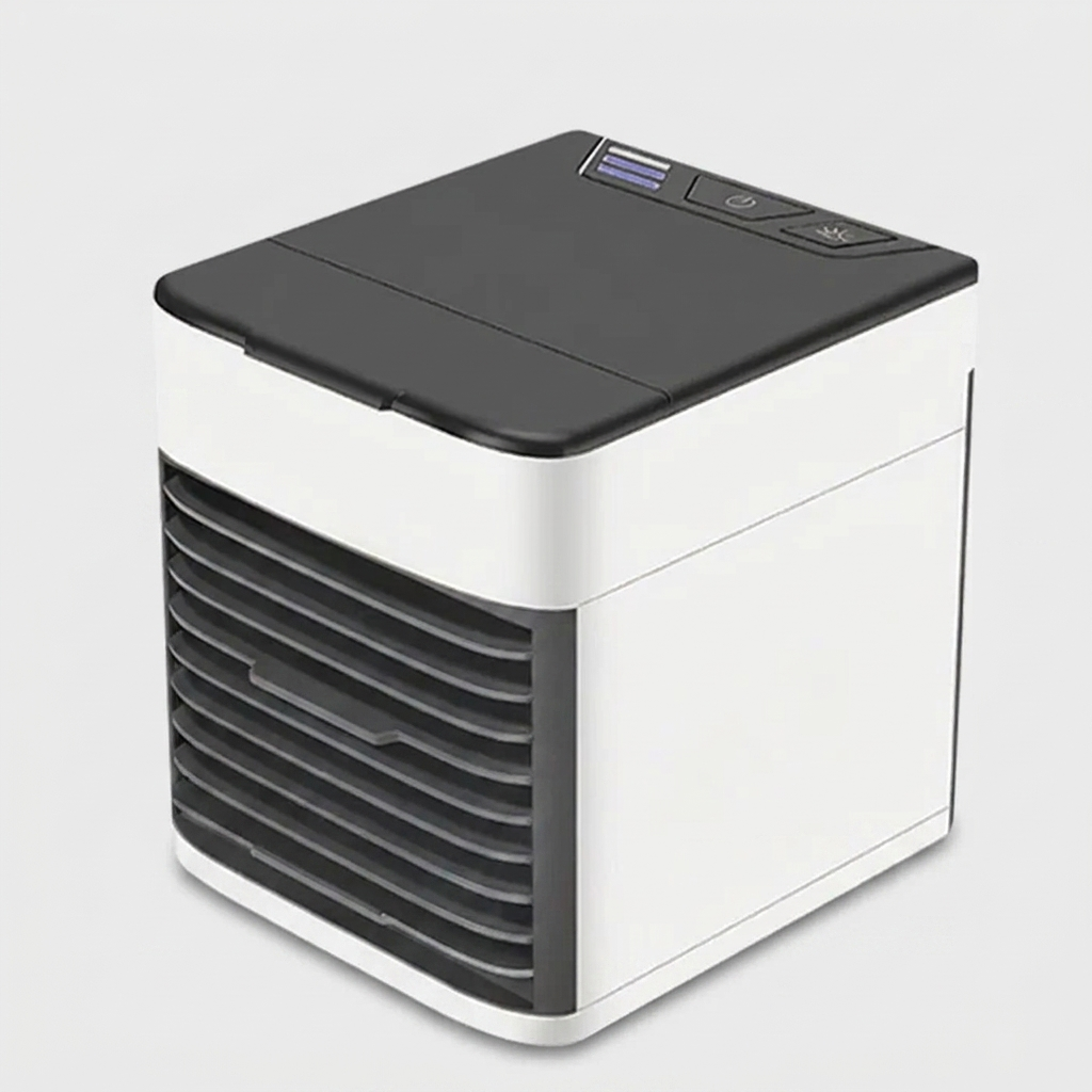 Mini climatiseur portable USB – Rafraîchisseur d’air silencieux pour maison et bureau