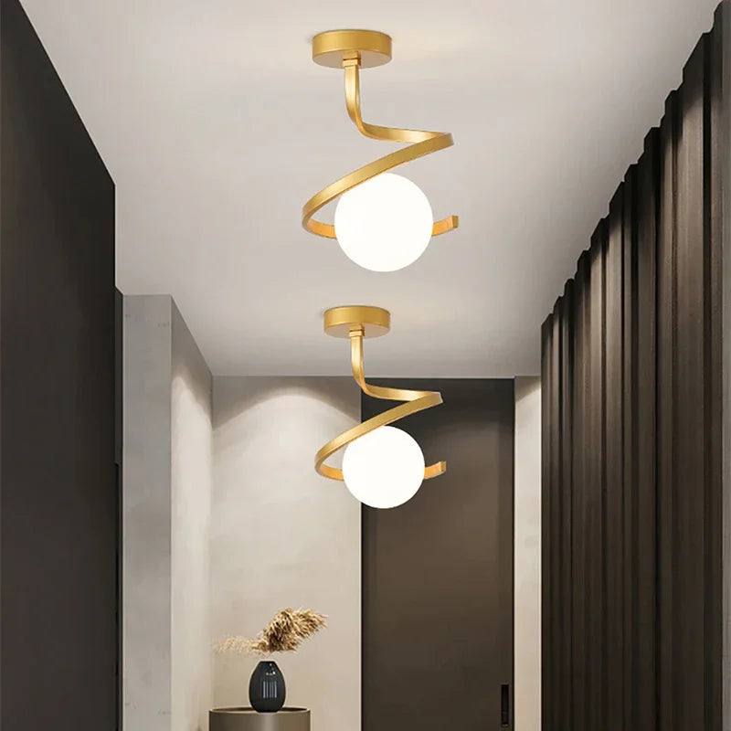Lumivara – Plafonnier LED Moderne Salon Blanc Élégant