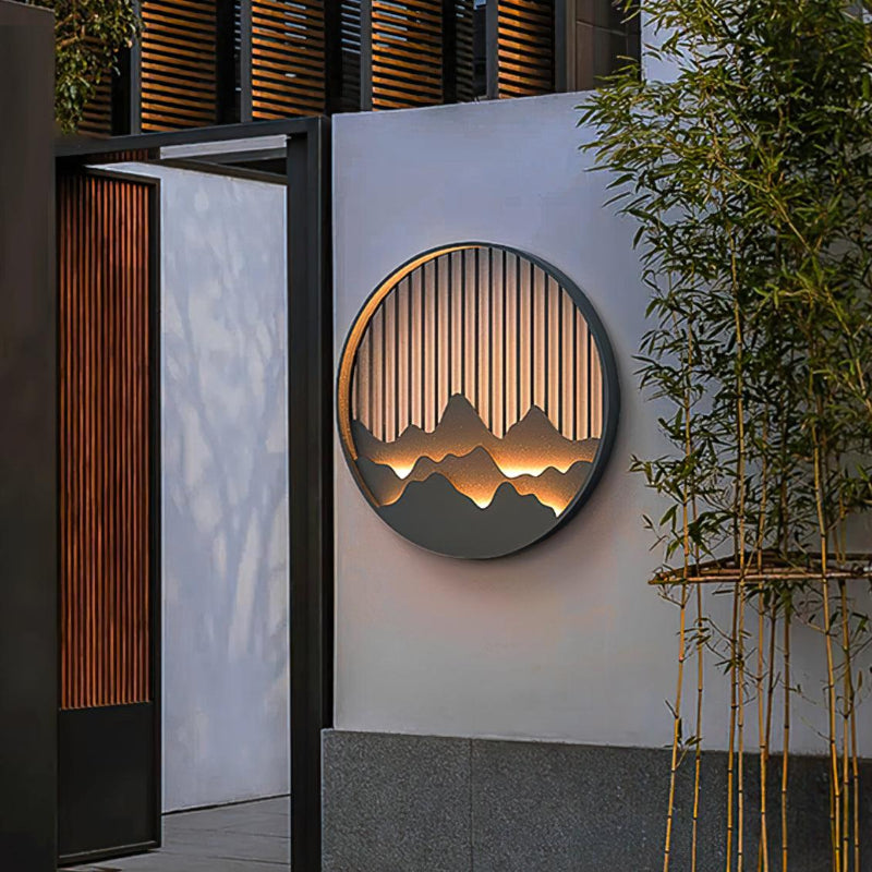 ZenithBeam – Lampe Mural LED pour Extérieur Moderne