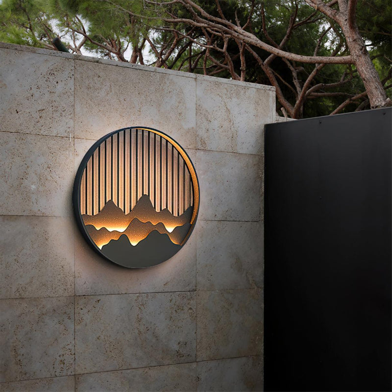 ZenithBeam – Lampe Mural LED pour Extérieur Moderne